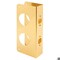 Prime-Line Brass Lock and Door Reinforcement Plate for 1-3/8 In. Thick Doors, Brass Finish (Single Pack) U 9559 - alternate 1